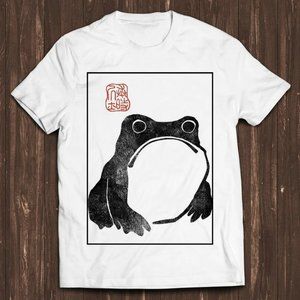Unimpressed Frog Matsumoto Hoji Meika Gafu Japanese Toad Demons Meme Gift